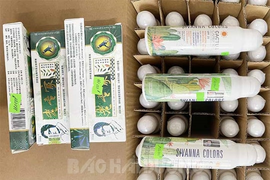 Phạt một hộ kinh doanh mỹ phẩm không rõ nguồn gốc 
